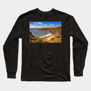 Fall Bay, Gower, Wales Long Sleeve T-Shirt